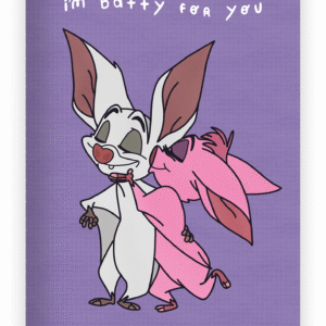 Batty Lovers | Cartão Ilustrado